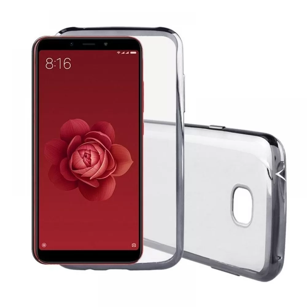 matshop.gr - VOLTE-TEL ΘΗΚΗ XIAOMI MI A2/MI 6X 5.99" FACEPLATE ELECTROPLATING GREY