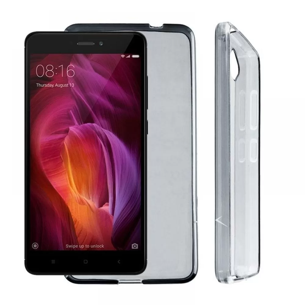 matshop.gr - VOLTE-TEL ΘΗΚΗ XIAOMI REDMI NOTE 4 5.5" SLIMCOLOR AIR TPU ΔΙΑΦΑΝΗ ΓΚΡΙ