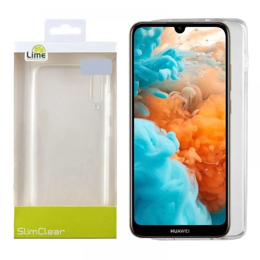 matshop.gr - LIME ΘΗΚΗ HUAWEI Y6 PRO 2019/Y6 2019 6.09" SLIMCLEAR TPU ΔΙΑΦΑΝΗ