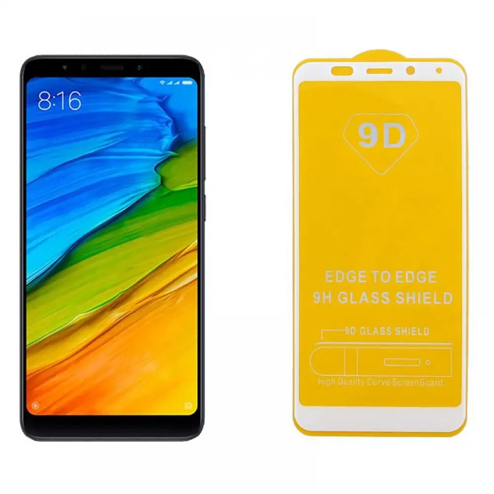 matshop.gr - IDOL 1991 TEMPERED GLASS XIAOMI REDMI 5 PLUS 5.99" 9H 0.25mm 9D FULL GLUE SPECIAL FULL COVER WHITE