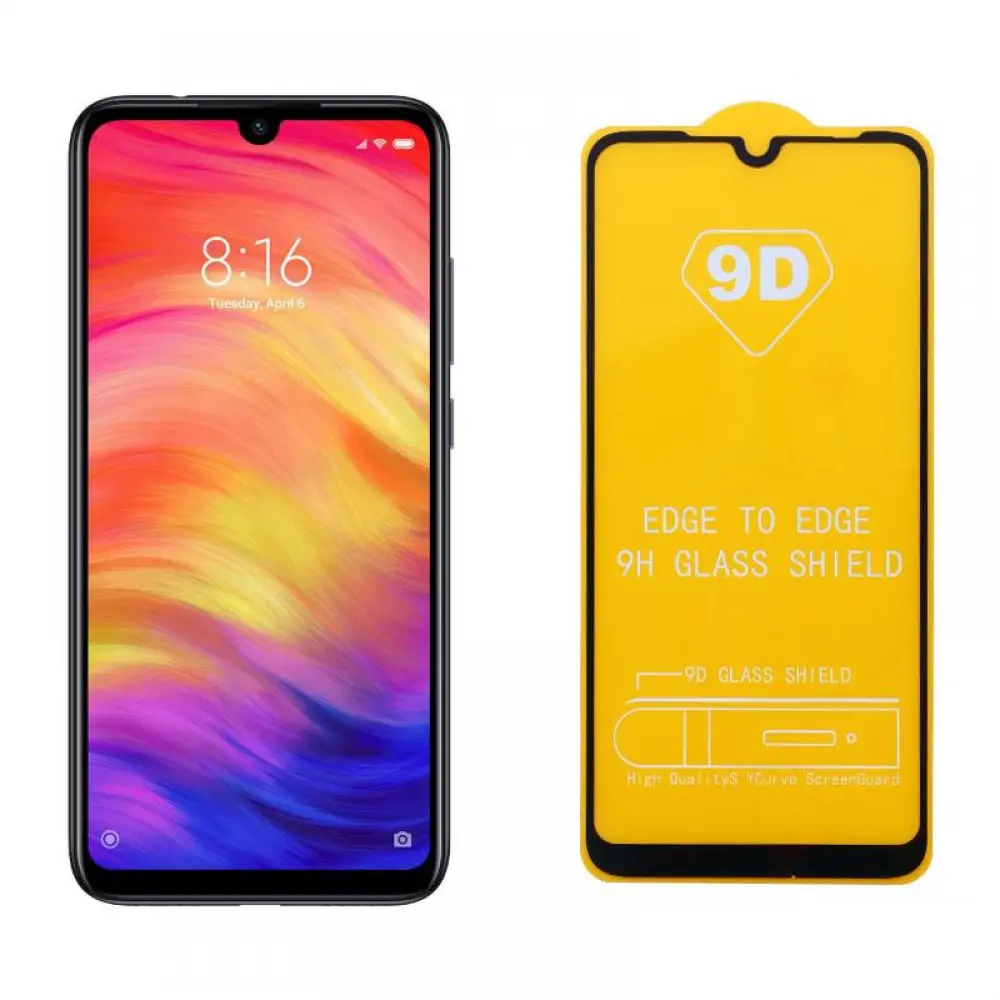 matshop.gr - IDOL 1991 TEMPERED GLASS XIAOMI REDMI 7 6.26" 9H 0.25mm 9D FULL GLUE SPECIAL FULL COVER BLACK