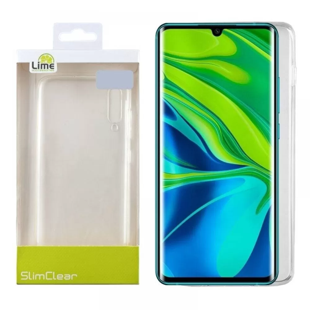 matshop.gr - LIME ΘΗΚΗ XIAOMI MI NOTE 10/MI NOTE 10 PRO 6.47" SLIMCLEAR TPU ΔΙΑΦΑΝΗ