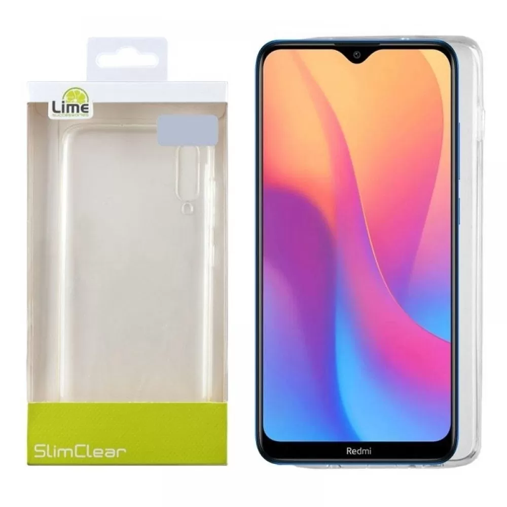 matshop.gr - LIME ΘΗΚΗ XIAOMI REDMI 8A 6.22" SLIMCLEAR TPU CAMERA GUARD ΔΙΑΦΑΝΗ