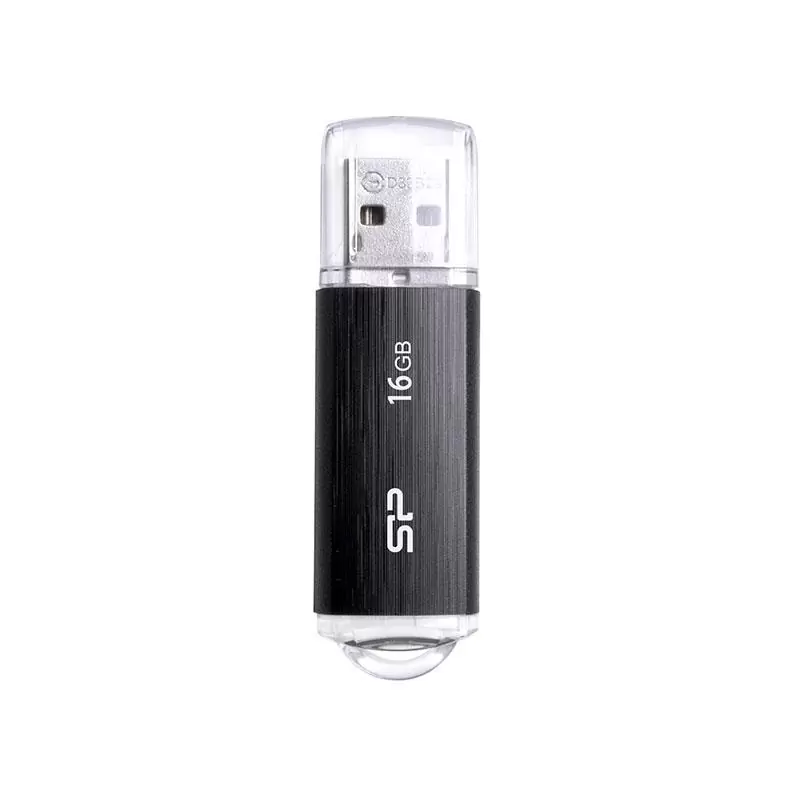 matshop.gr - SILICON POWER USB FLASH DRIVE 16GB USB 2.0 ULTIMA U02 SP016GBUF2U02V1K BLACK