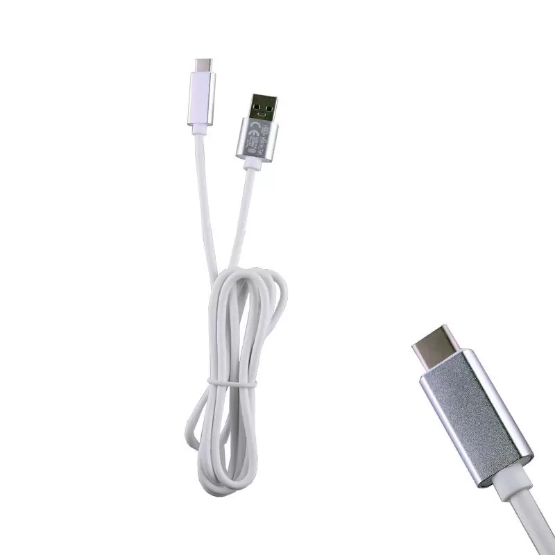 matshop.gr - VOLTE-TEL TYPE C->USB 3.0 ALUMINIUM 3.5A ΦΟΡΤΙΣΗΣ-DATA 1.2m VCD06 WHITE
