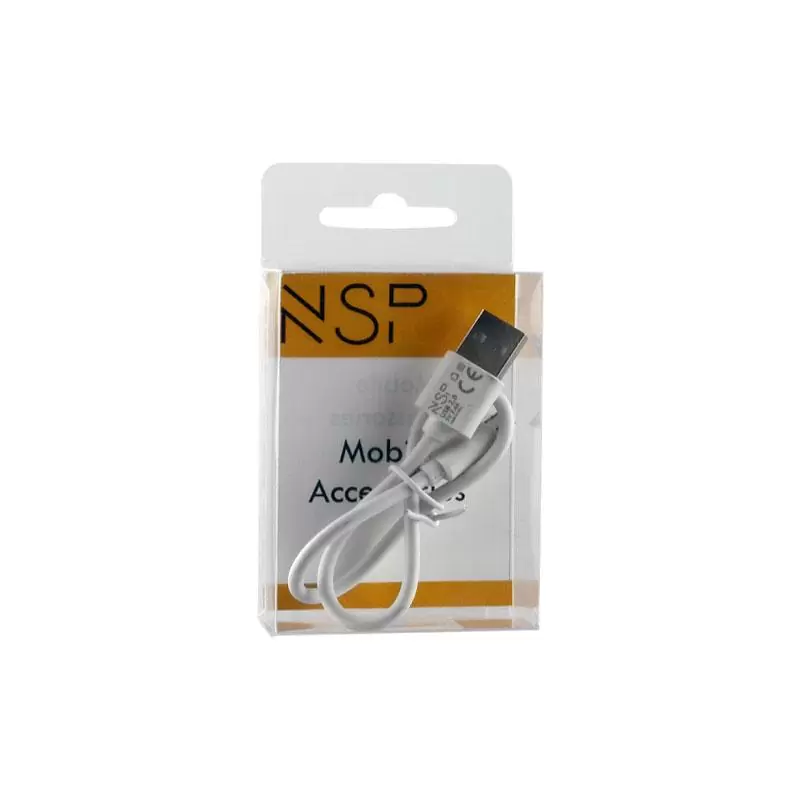 matshop.gr - NSP MICRO USB DEVICES LONG - USB ΦΟΡΤΙΣΤΗΣ 2.5A 0.30m WHITE