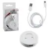 matshop.gr - VOLTE-TEL ΒΑΣΗ ΦΟΡΤΙΣΗΣ + ΚΑΛΩΔΙΟ USB TO TYPE C ΓΙΑ HUAWEI WATCH GT 2 / GT ACTIVE B19 / MAGIC WHITE