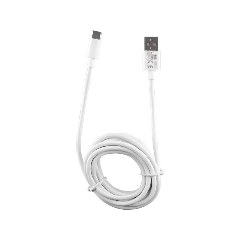 matshop.gr - LIME TYPE C USB 6.0A ΦΟΡΤΙΣΗΣ-DATA 2m L02 WHITE