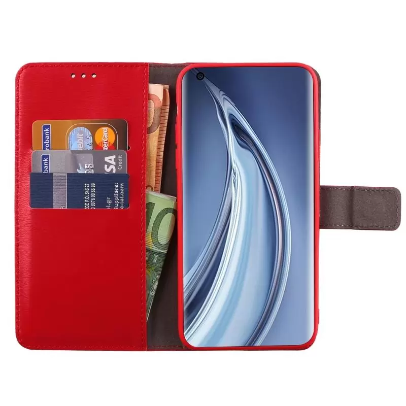 matshop.gr - VOLTE-TEL ΘΗΚΗ XIAOMI MI 10 5G 6.67" ALLURE MAGNET BOOK STAND CLIP RED
