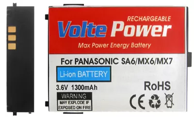 matshop.gr - ΜΠΑΤΑΡΙΑ PANASONIC SA6 1300mAh Li-ion VoltePower