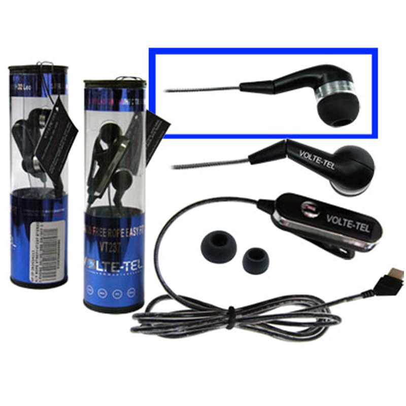 matshop.gr - HANDS FREE SAMSUNG D820/E900 ROPE VOLTE-TEL VT607+VT237 ON/OFF 2pcs BLACK