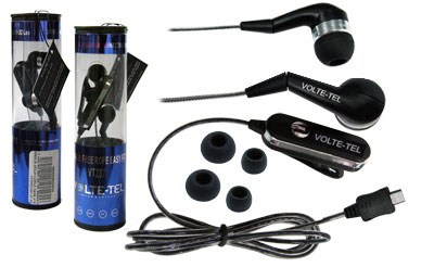 matshop.gr - HANDS FREE NOKIA 8800/8600 ROPE VOLTE-TEL VT607+VT237 STEREO ON/OFF2pcs BLACK