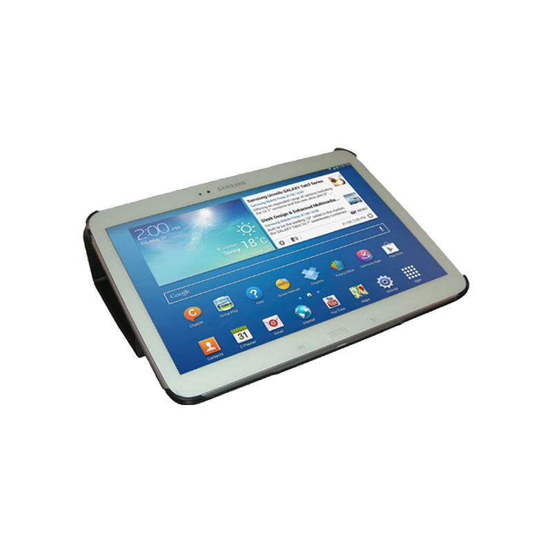 matshop.gr - ΘΗΚΗ SAMSUNG P5200 TAB 3 10.1" LEATHER BOOK STAND BLACK