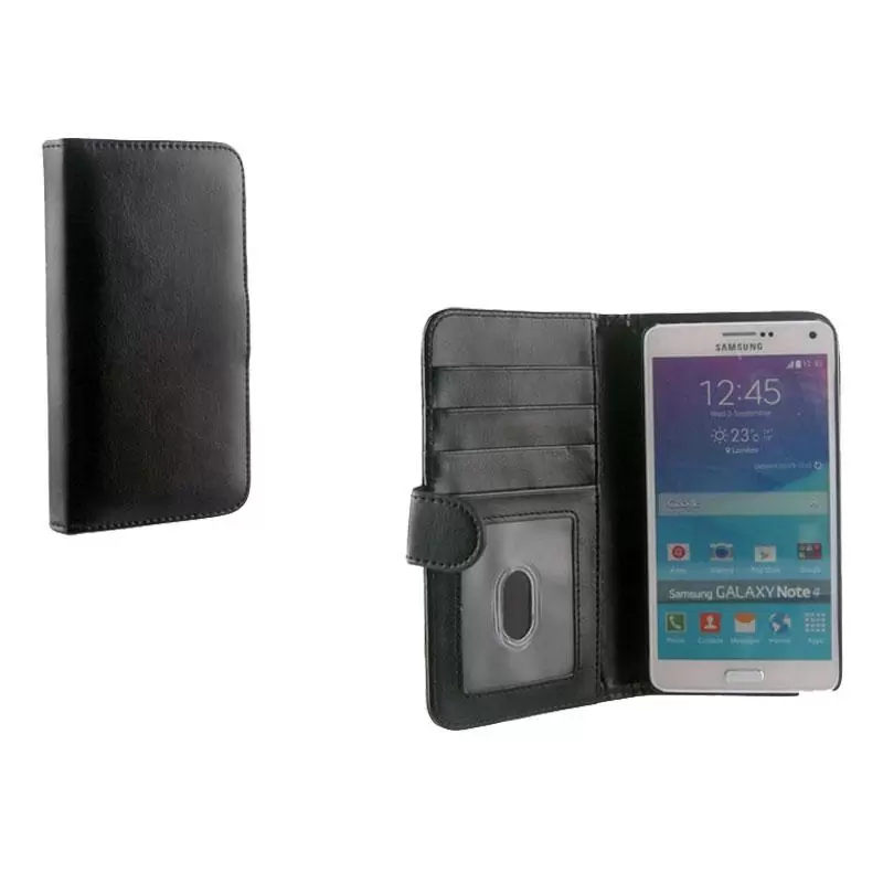 matshop.gr - IDOL 1991 ΘΗΚΗ SAMSUNG N910 2IN1 WALLET BOOK+COVER BLACK