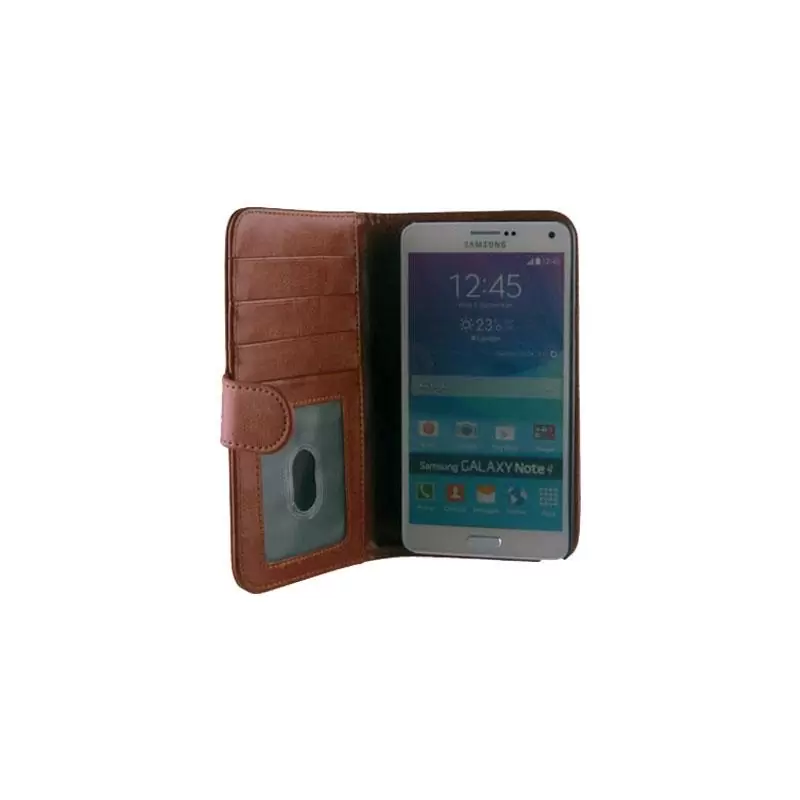 matshop.gr - IDOL 1991 ΘΗΚΗ SAMSUNG N910 2IN1 WALLET BOOK+COVER CAMEL