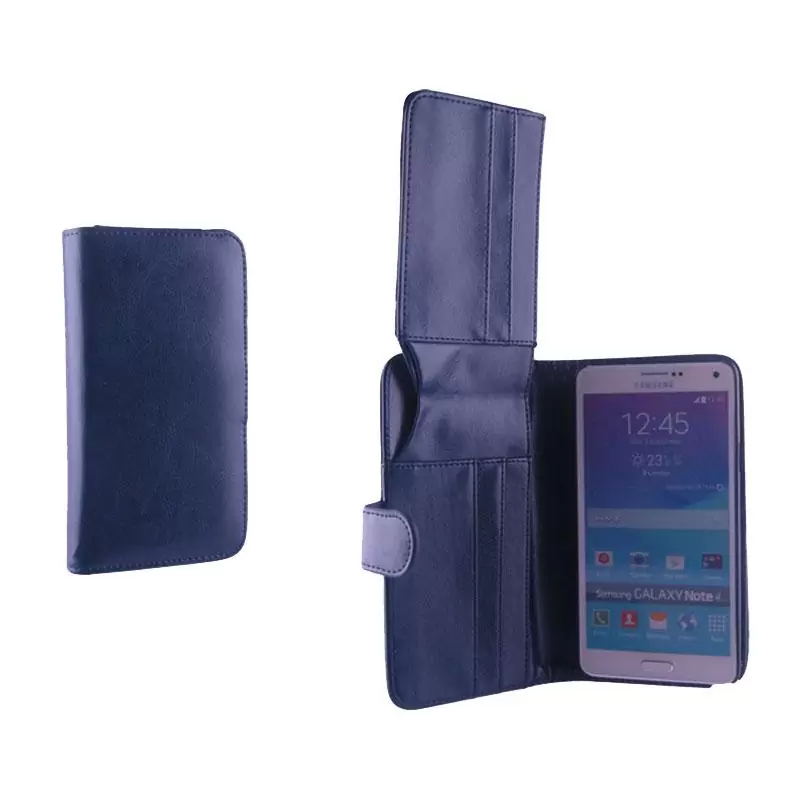 matshop.gr - IDOL 1991 ΘΗΚΗ SAMSUNG N910 2IN1 BUSINESS WALLET BOOK+COVER BLUE
