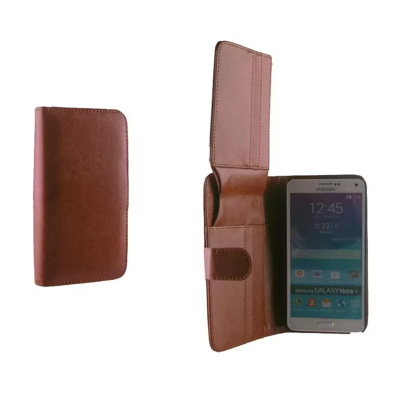 matshop.gr - IDOL 1991 ΘΗΚΗ SAMSUNG N910 2IN1 BUSINESS WALLET BOOK+COVER CAMEL
