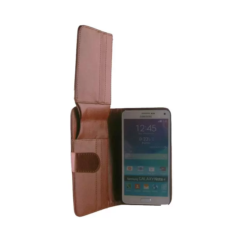 matshop.gr - IDOL 1991 ΘΗΚΗ SAMSUNG N910 2IN1 BUSINESS WALLET BOOK+COVER CAMEL