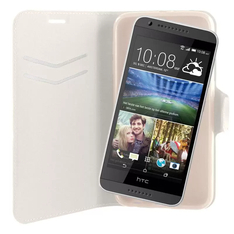 matshop.gr - VOLTE-TEL ΘΗΚΗ HTC DESIRE 620 LINE LEATHER-TPU BOOK STAND WHITE