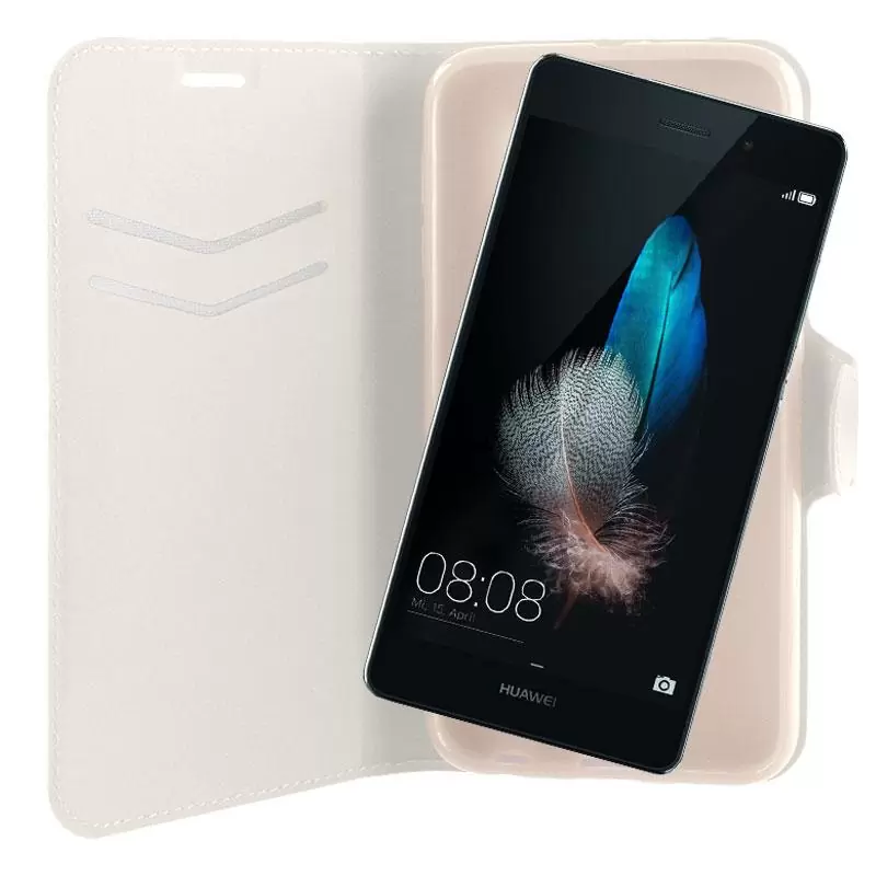 matshop.gr - VOLTE-TEL ΘΗΚΗ HUAWEI P8 LINE LEATHER-TPU BOOK STAND WHITE