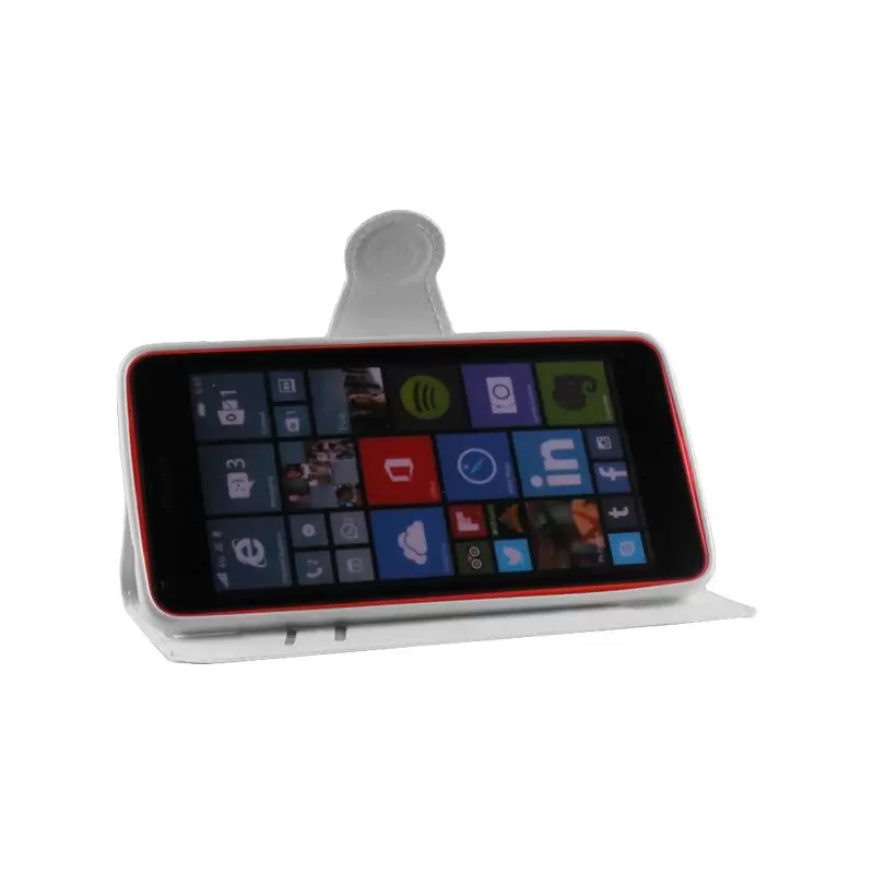 matshop.gr - VOLTE-TEL ΘΗΚΗ MICROSOFT LUMIA 640 LINE LEATHER-TPU BOOK STAND WHITE