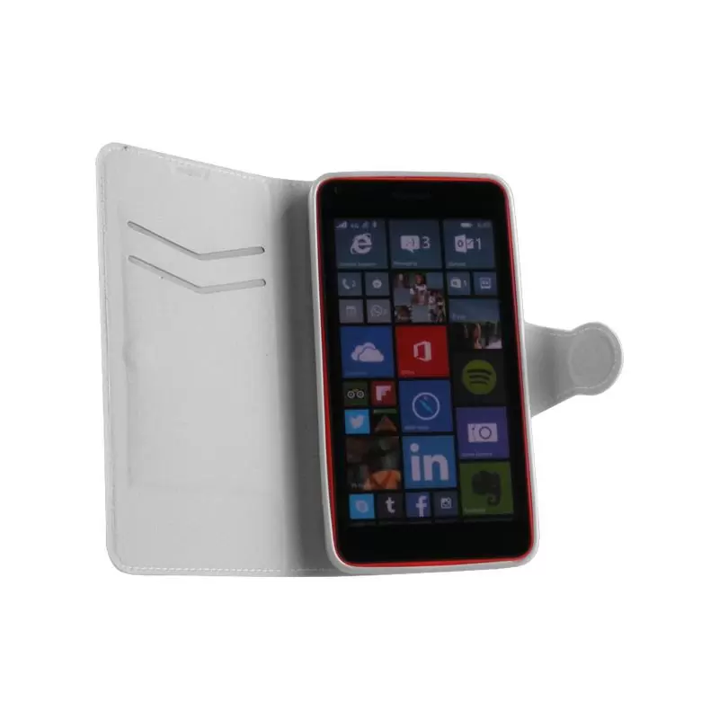 matshop.gr - VOLTE-TEL ΘΗΚΗ MICROSOFT LUMIA 640 LINE LEATHER-TPU BOOK STAND WHITE