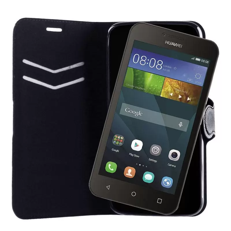 matshop.gr - VOLTE-TEL ΘΗΚΗ HUAWEI Y5 LINE LEATHER-TPU BOOK STAND BLACK