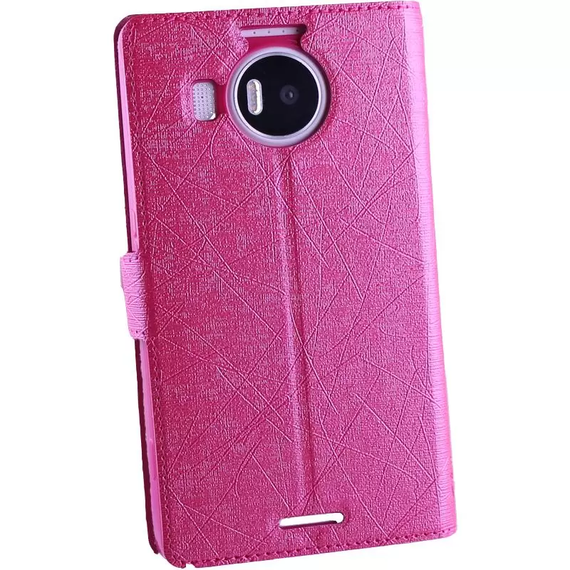 matshop.gr - VOLTE-TEL ΘΗΚΗ MICROSOFT LUMIA 950 XL LINE LEATHER-TPU BOOK STAND PINK