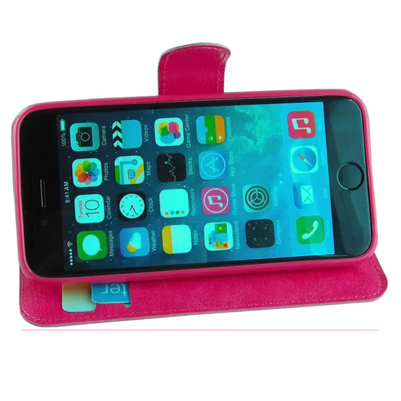 matshop.gr - VOLTE-TEL ΘΗΚΗ IPHONE 6S PLUS/6 5.5" LEATHER-TPU BOOK STAND PINK