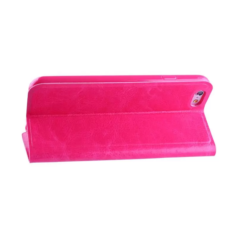 matshop.gr - VOLTE-TEL ΘΗΚΗ IPHONE 6S/6 4.7" LEATHER-TPU VIEW BOOK STAND PINK