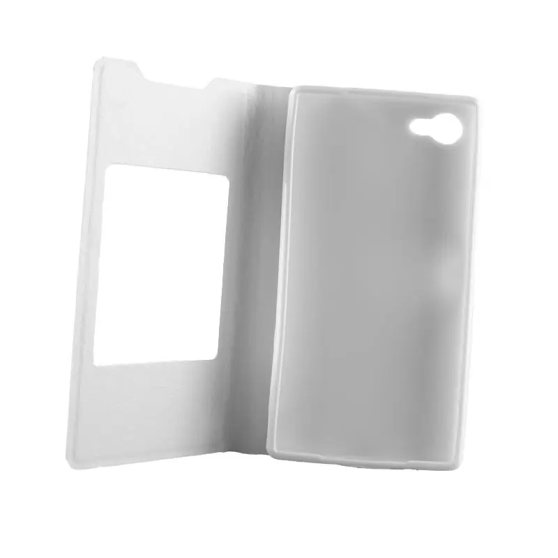 matshop.gr - VOLTE-TEL ΘΗΚΗ SONY XPERIA Z5 PREMIUM E6833 LEATHER-TPU VIEW BOOK STAND WHITE