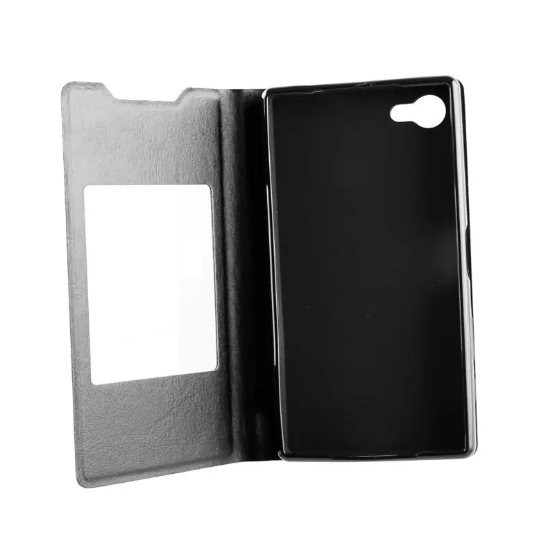 matshop.gr - VOLTE-TEL ΘΗΚΗ SONY XPERIA Z5 E6653 LEATHER-TPU VIEW BOOK STAND BLACK