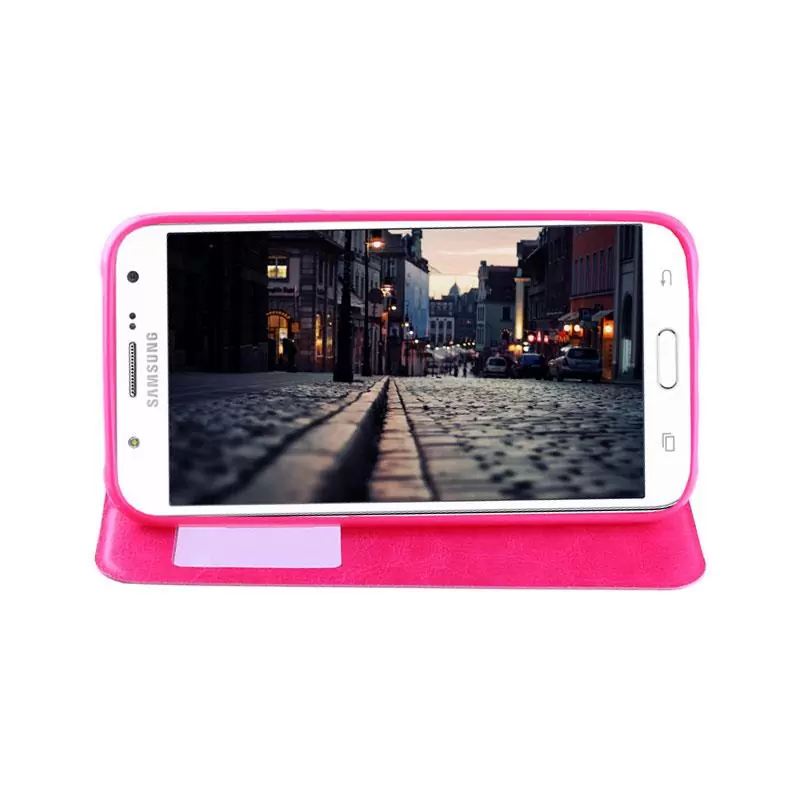 matshop.gr - VOLTE-TEL ΘΗΚΗ SAMSUNG J5 J500 LEATHER-TPU VIEW BOOK STAND PINK