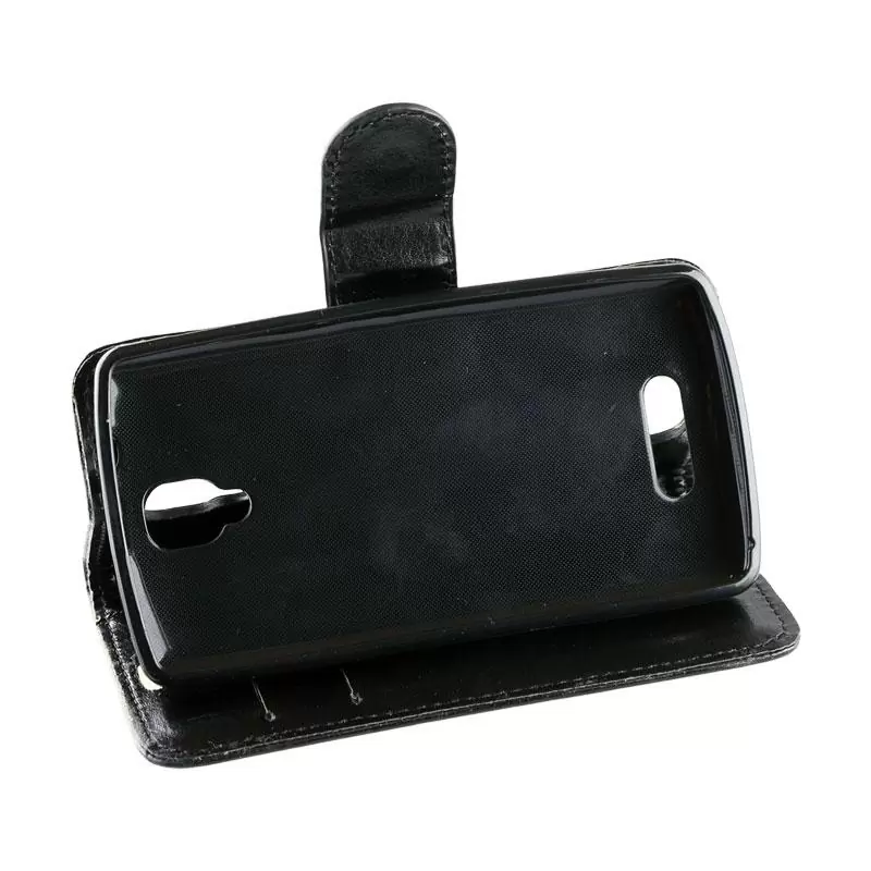 matshop.gr - VOLTE-TEL ΘΗΚΗ LENOVO A1000 LEATHER-TPU BOOK STAND BLACK