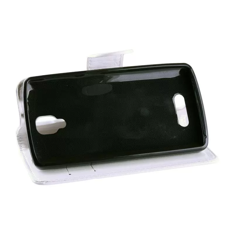 matshop.gr - VOLTE-TEL ΘΗΚΗ LENOVO A1000 LEATHER-TPU BOOK STAND WHITE