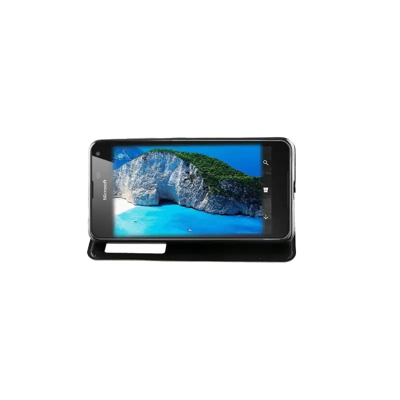 matshop.gr - VOLTE-TEL ΘΗΚΗ MICROSOFT LUMIA 650 5.0" LEATHER-TPU VIEW BOOK STAND BLACK