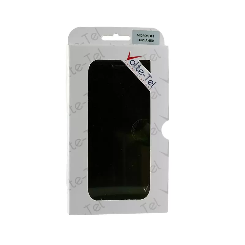 matshop.gr - VOLTE-TEL ΘΗΚΗ MICROSOFT LUMIA 650 5.0" LEATHER-TPU BOOK STAND BLACK