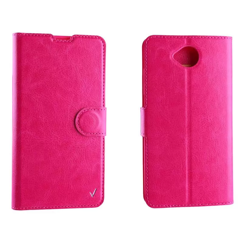 matshop.gr - VOLTE-TEL ΘΗΚΗ MICROSOFT LUMIA 650 5.0" LEATHER-TPU BOOK STAND PINK