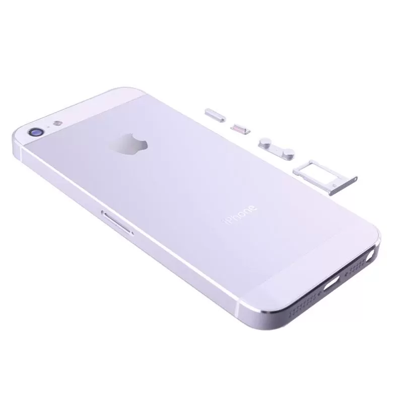 matshop.gr - IPHONE 5 BATTERY COVER WHITE + SIDE KEYS + SIM HOLDER