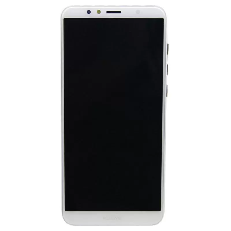 matshop.gr - HUAWEI Y6 2018/Y6 PRIME 2018/HONOR 7A ΟΘΟΝΗ + TOUCH SCREEN + LENS + FRAME + BATTERY 02351WLK WHITE ORIGINAL SERVICE PACK