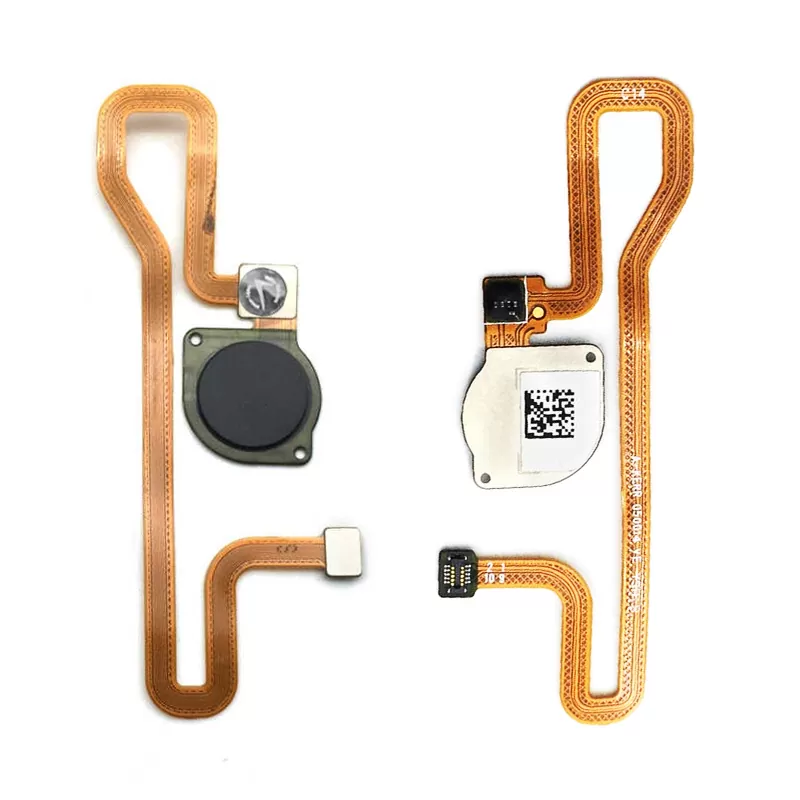 matshop.gr - HUAWEI Y6 2018/Y6 PRIME 2018 ΚΑΛΩΔΙΟ FLEX FINGERPRINT SENSOR+BUTTON BLACK 3P OR