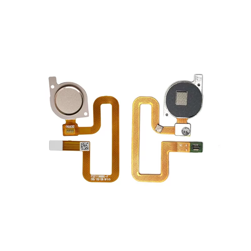 matshop.gr - HUAWEI Y7 2018/Y7 PRIME 2018 ΚΑΛΩΔΙΟ FLEX FINGERPRINT SENSOR+BUTTON GOLD 3P OR