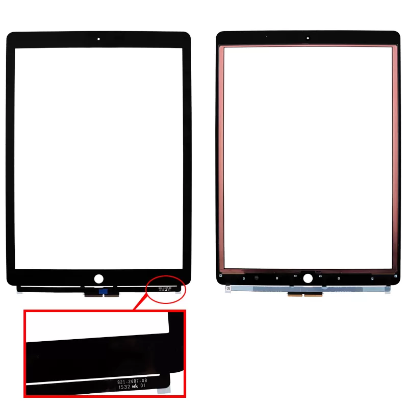 matshop.gr - IPAD PRO 2015 A1584/Α1652 TOUCH SCREEN+LENS BLACK 3P OR