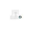 matshop.gr - SAMSUNG A40 A405 FLASH LENS REAR BLACK GH64-07328A ORIGINAL SERVICE PACK