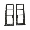 matshop.gr - SAMSUNG A7 A750 DUAL SIM CARD HOLDER BLACK GH98-43634A ORIGINAL SERVICE PACK