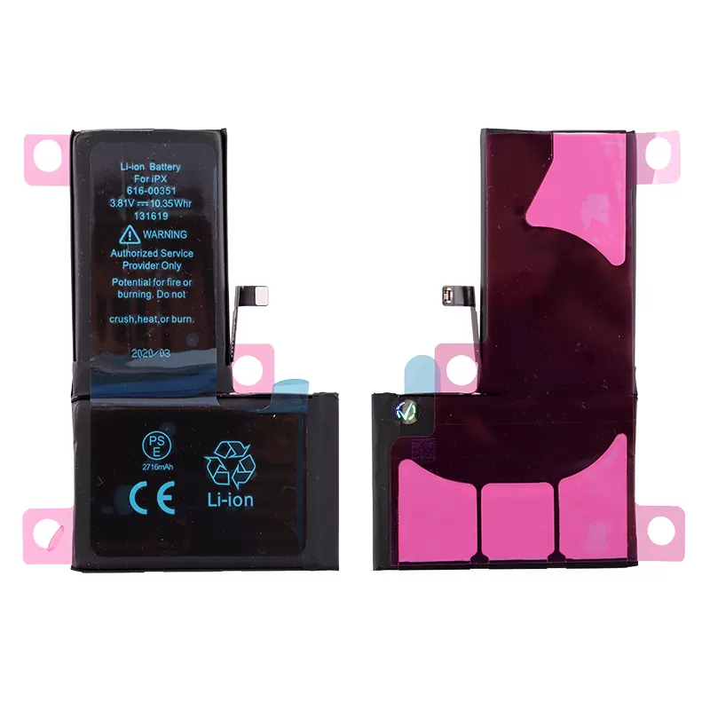 matshop.gr - ΜΠΑΤΑΡΙΑ IPHONE X 5.8" 2716 mAh Li-ion BULK APN 616-00351