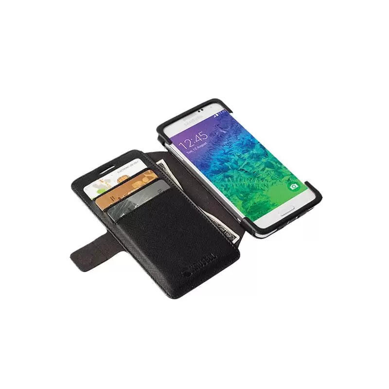 matshop.gr - KRUSELL ΘΗΚΗ SAMSUNG ALPHA G850 LEATHER MALMO FLIPWALLET BLACK