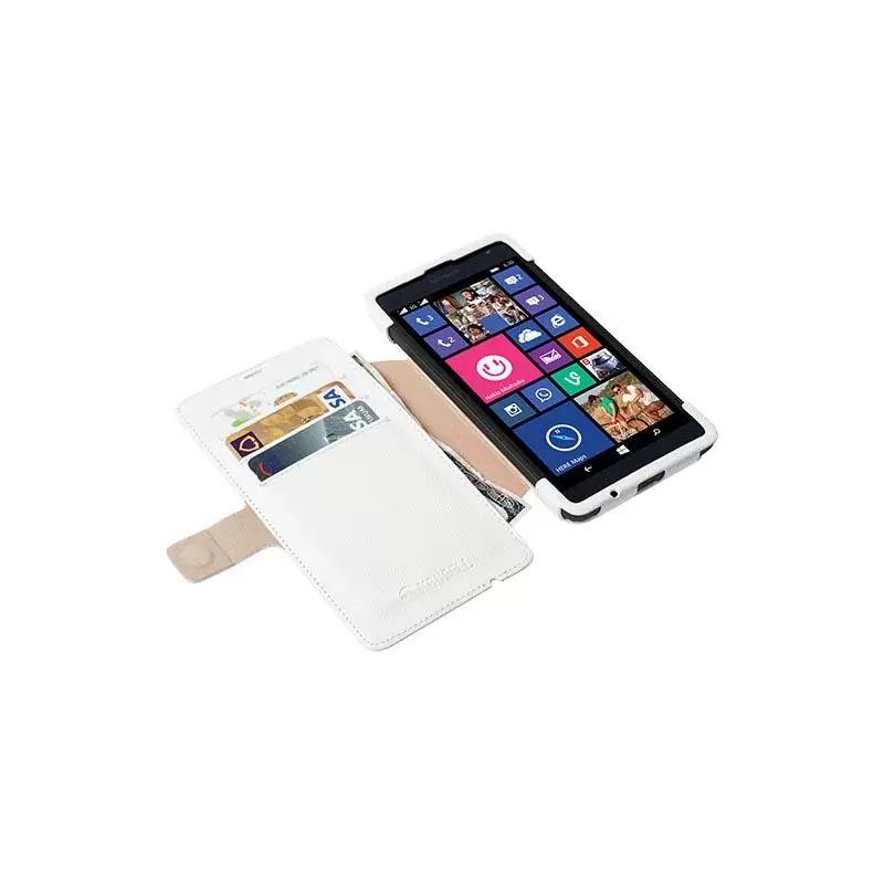 matshop.gr - KRUSELL ΘΗΚΗ MICROSOFT LUMIA 535 LEATHER MALMO FLIPWALLET WHITE