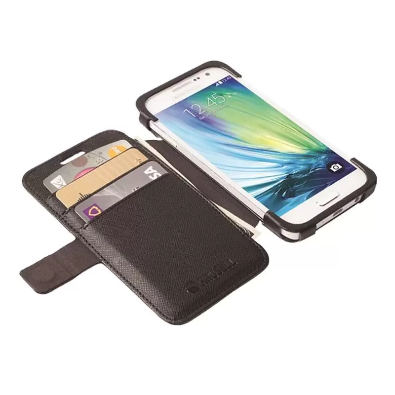 matshop.gr - KRUSELL ΘΗΚΗ SAMSUNG A3 A300 LEATHER MALMO FLIPWALET BLACK