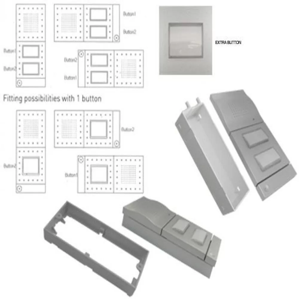 matshop.gr - ΘΥΡΟΤΗΛΕΦΩΝΟ AGFEO TFE-2 SILVER 1-2 ΚΟΥΜΠΙΑ
